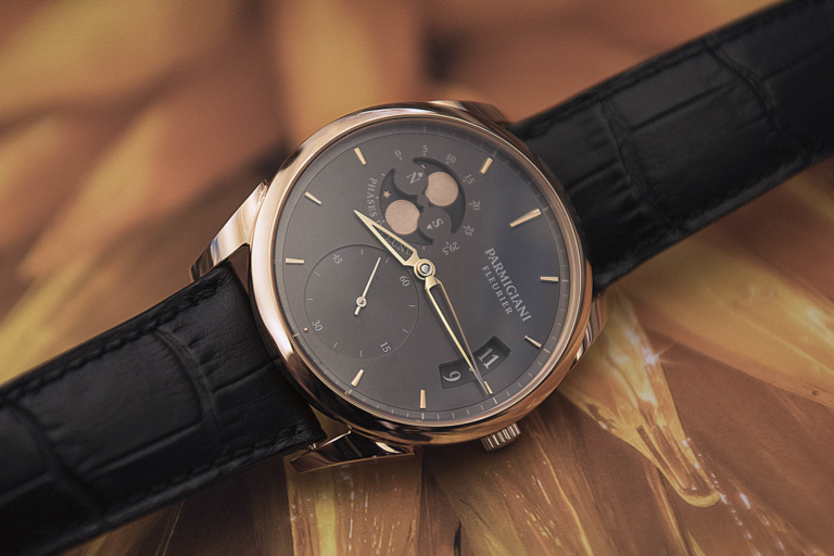 Parmigiani Fleurier Tonda 1950 Lune Slate Dial Rose Gold