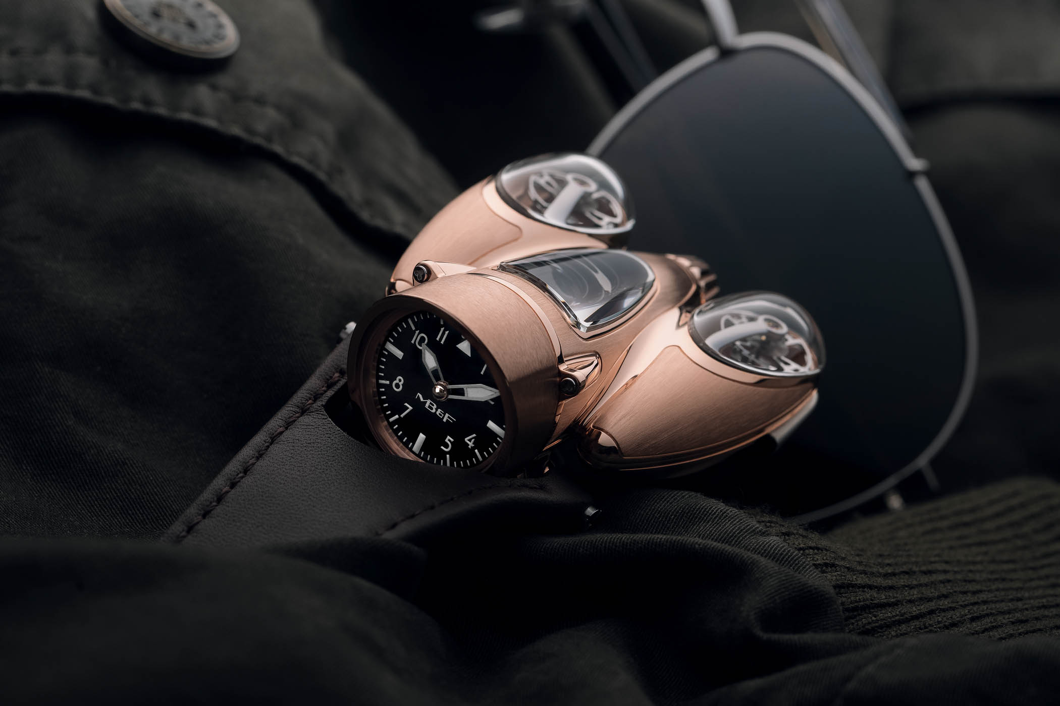MB&F HM9 Flow Air and Road Editions Red Gold