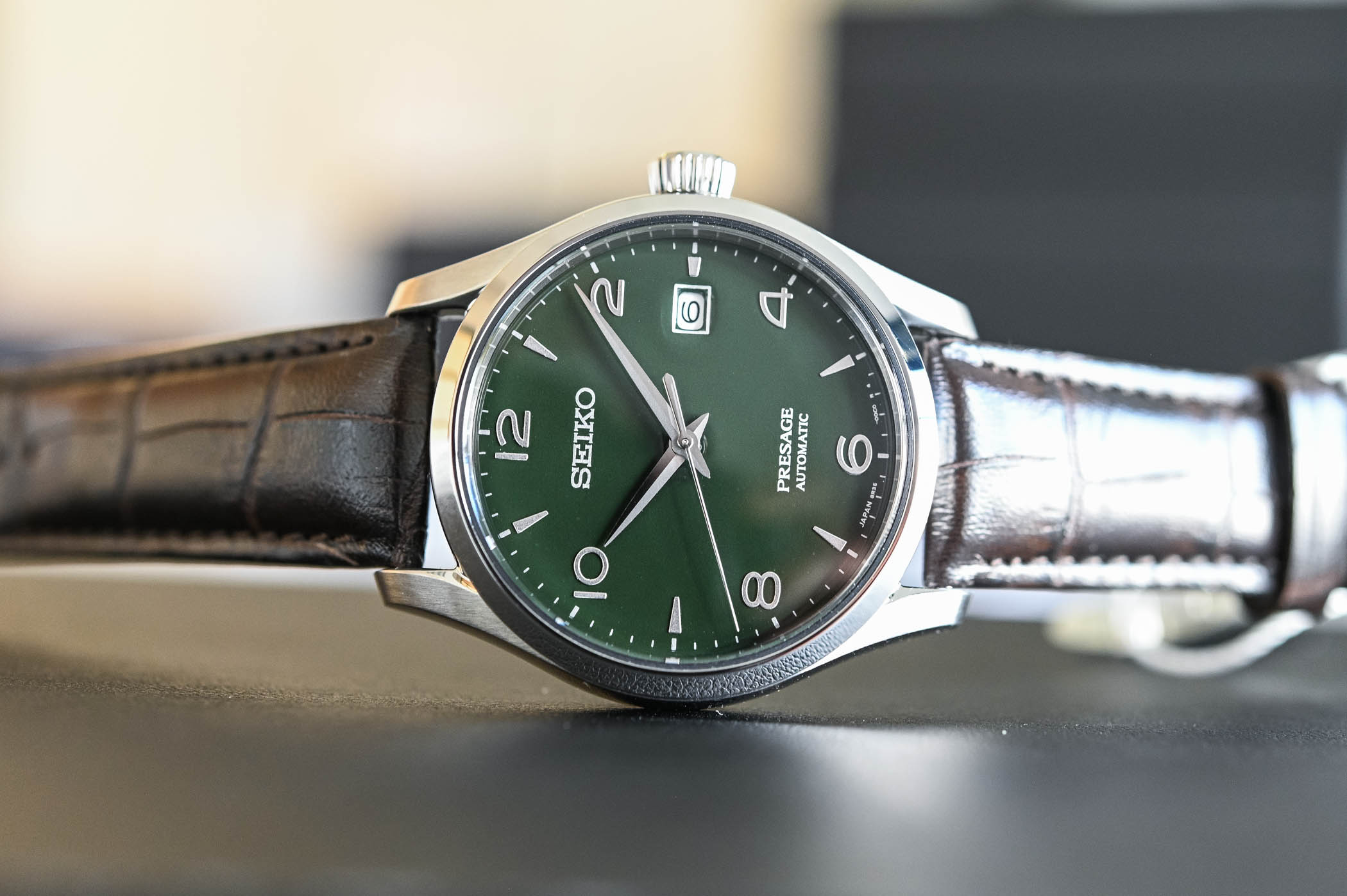 Seiko Presage Green Enamel Dial SPB111J1