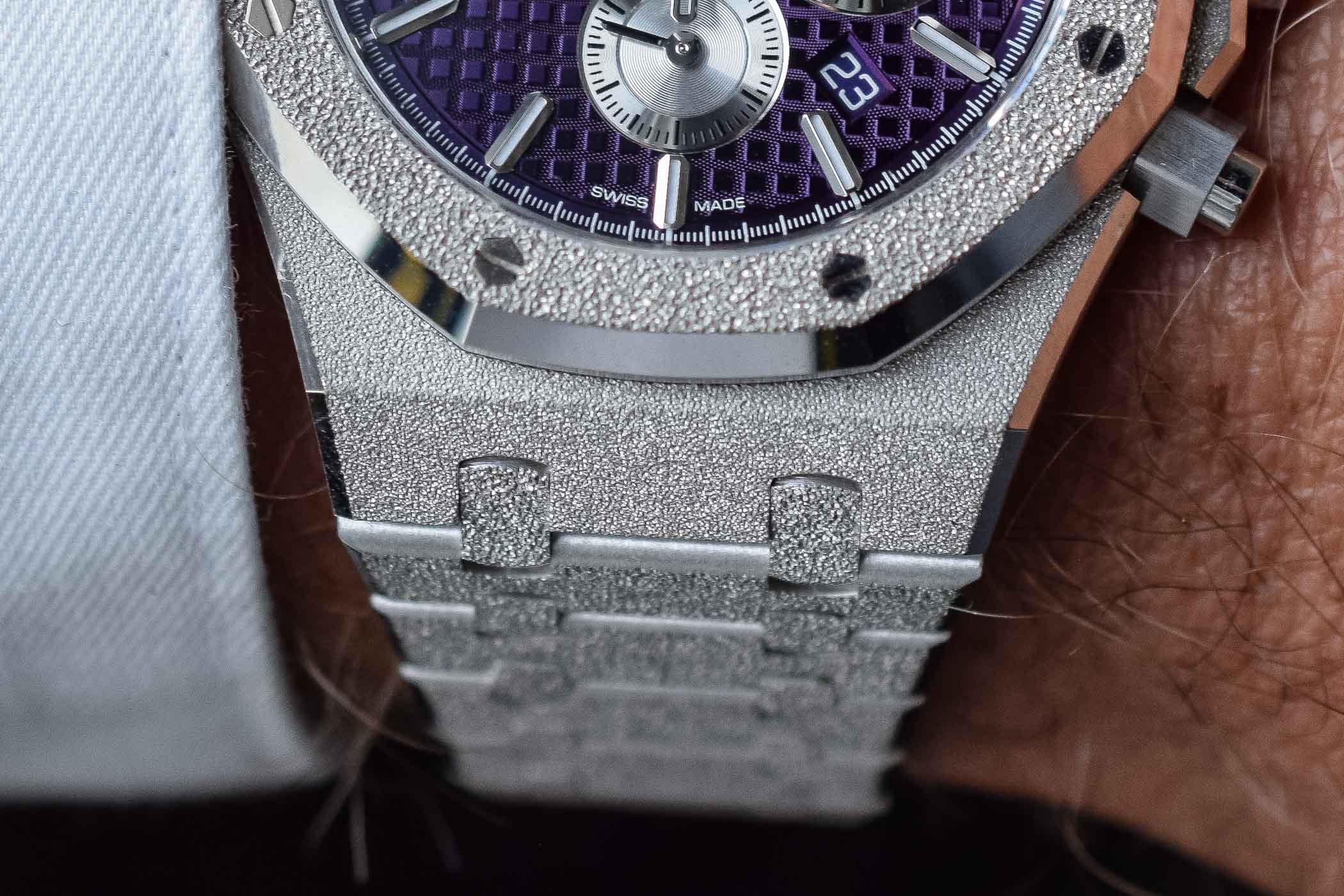 Audemars Piguet Royal Oak Chronograph Frosted Gold Purple - 12 Audemars Piguet Royal Oak Chronograph Frosted Gold Purple - 12