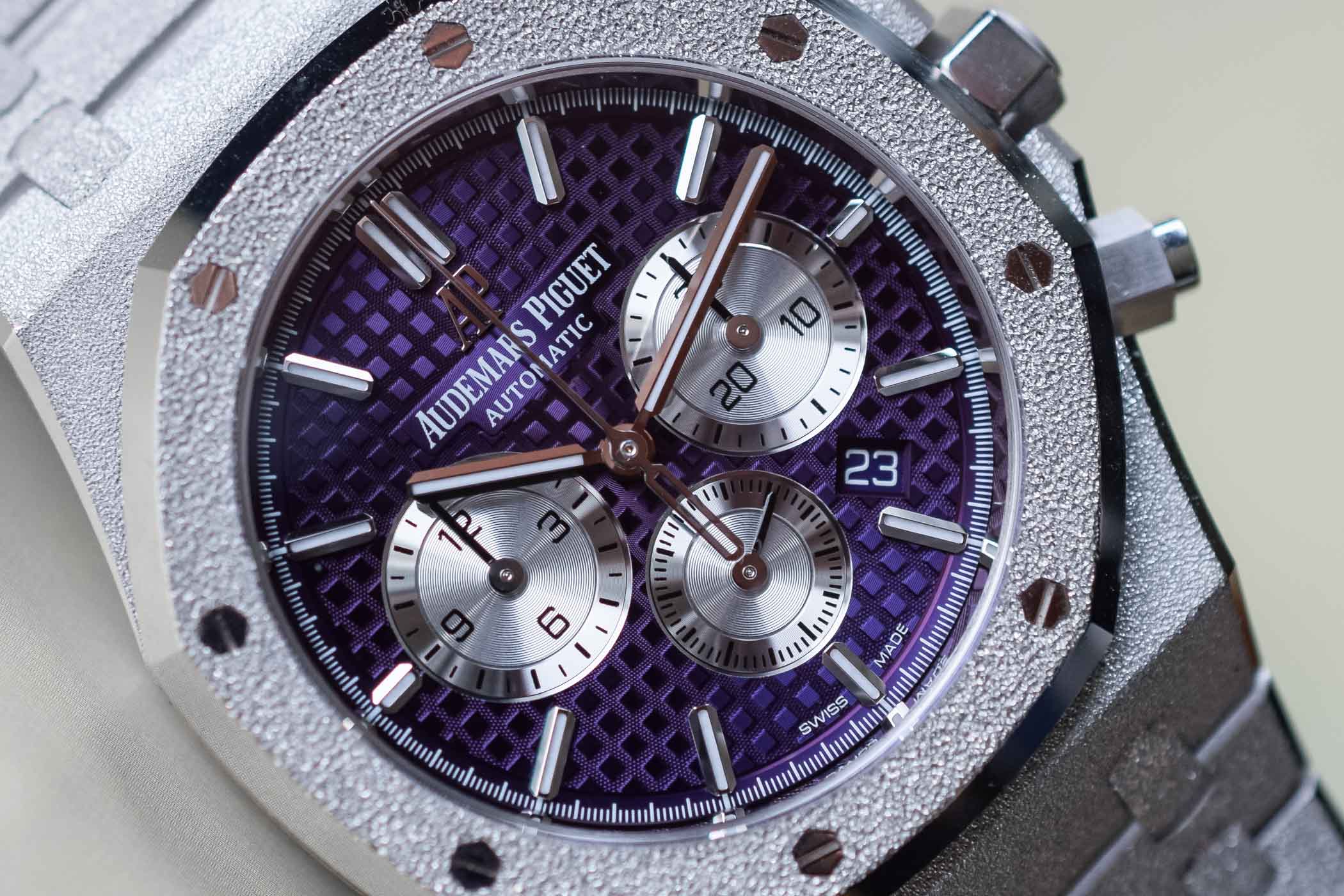 Audemars Piguet Royal Oak Chronograph Frosted Gold Purple - 14 Audemars Piguet Royal Oak Chronograph Frosted Gold Purple