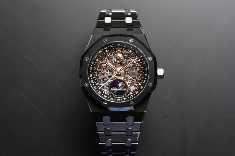 Audemars Piguet Royal Oak Perpetual Calendar Openworked Black Ceramic - 26585CE.OO.1225CE.01