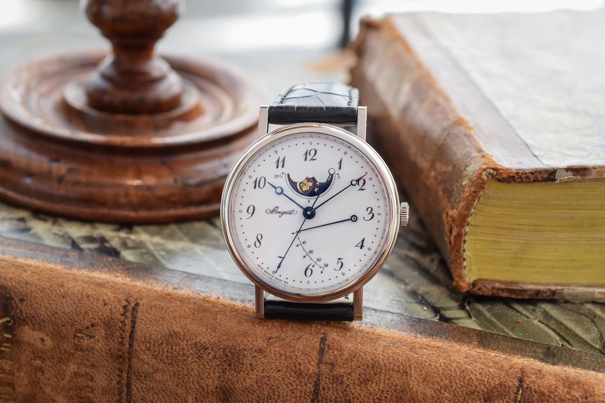 Breguet Classique 7787 MoonPhase Grand Feu Enamel Dial