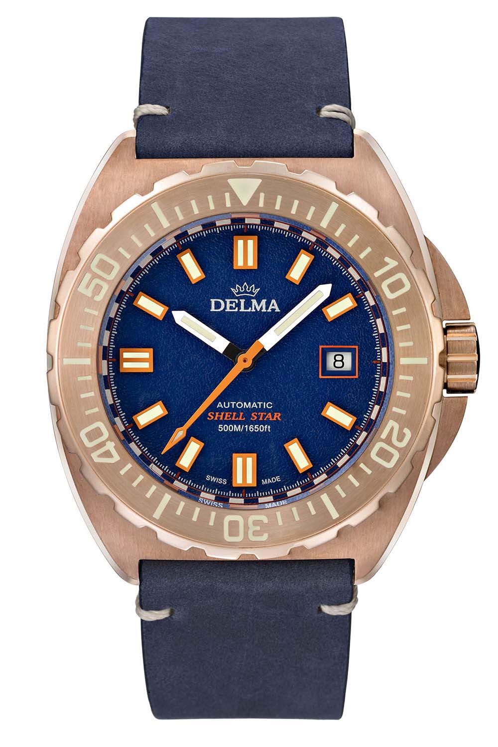 Delma Shell Star Bronze Limited Edition Blue dial - 1 Delma Shell Star Bronze Limited Edition