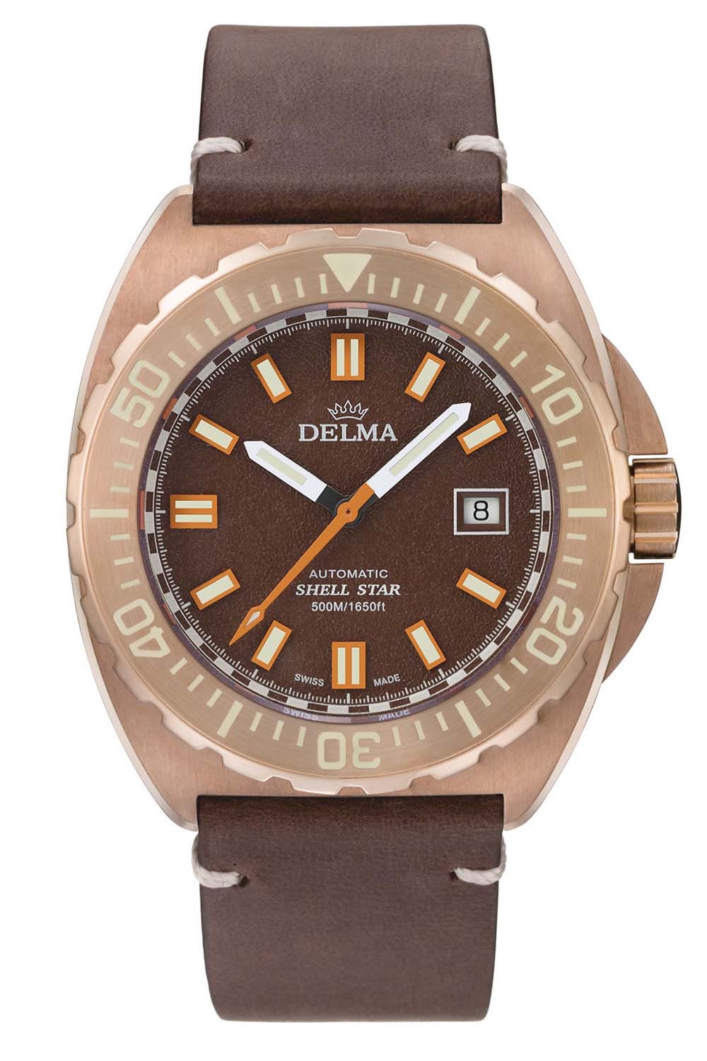 Delma Shell Star Bronze Limited Edition Brown dial - 1 Delma Shell Star Bronze Limited Edition