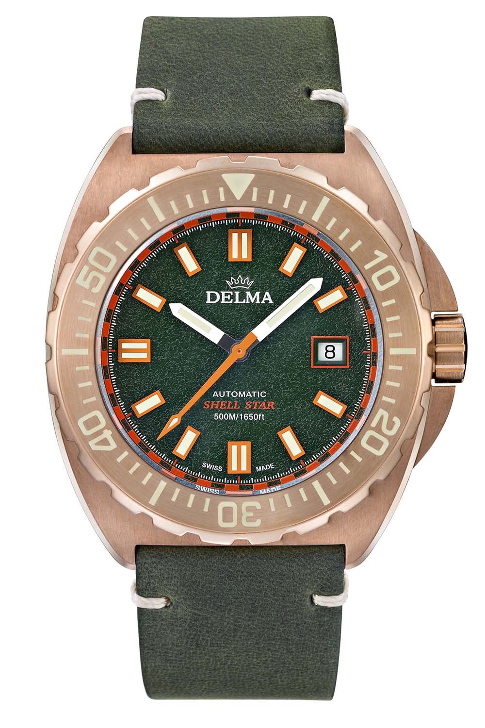 Delma Shell Star Bronze Limited Edition Green dial - 1 Delma Shell Star Bronze Limited Edition