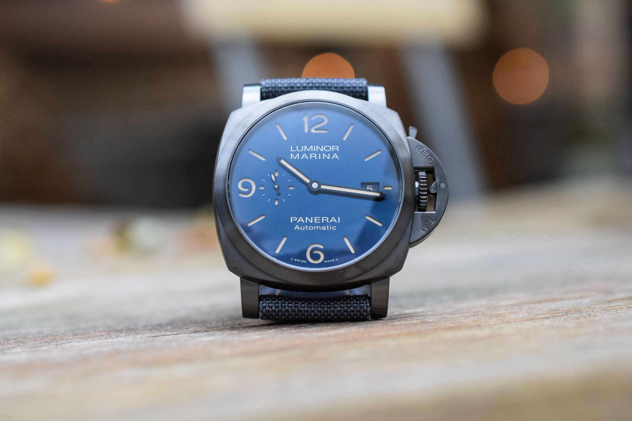 Panerai Luminor Marina Titanio-DLC Bucherer BLUE PAM0102 - 1 Panerai Luminor Marina Titanio-DLC Bucherer BLUE PAM0102