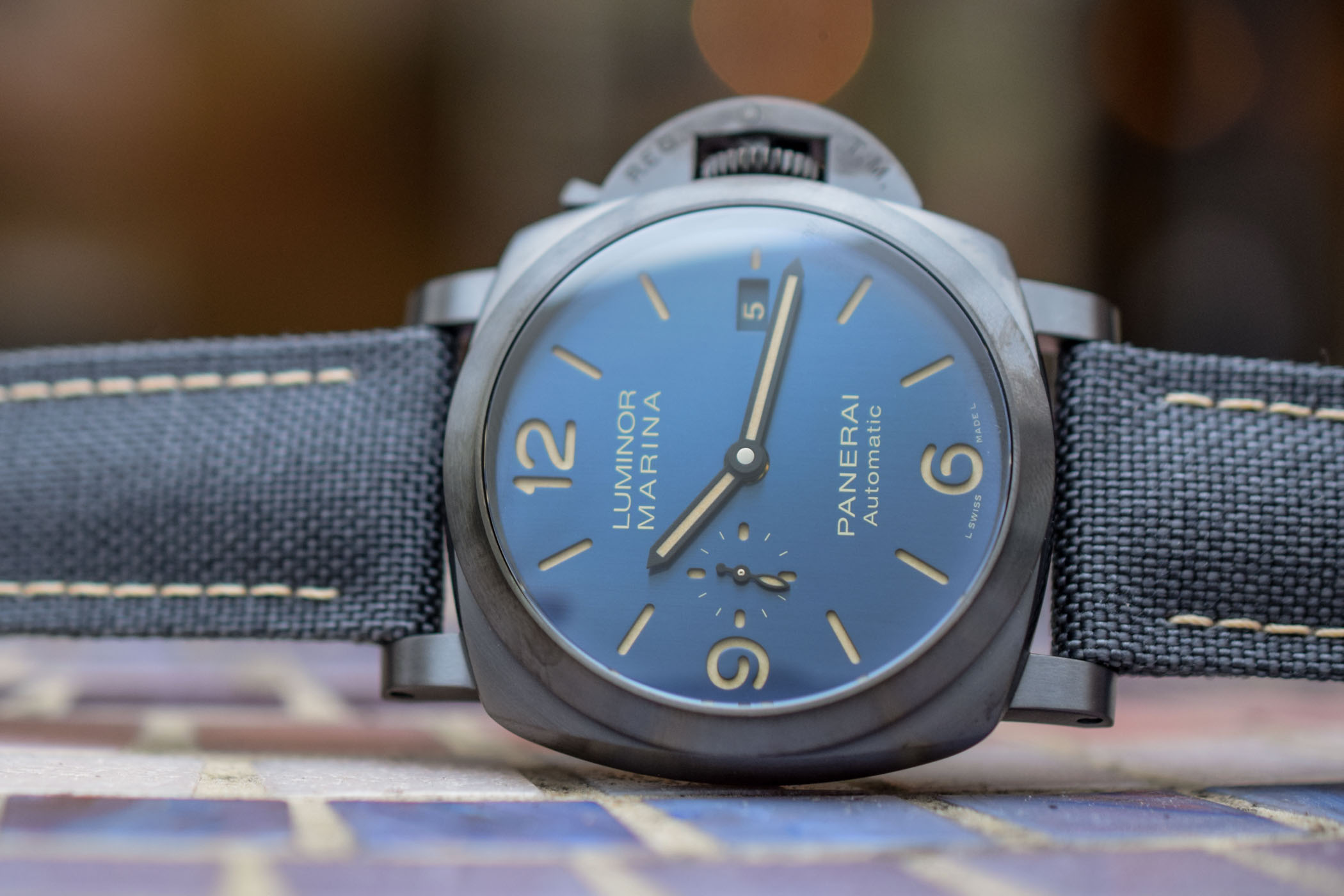 Panerai Luminor Marina Titanio-DLC Bucherer BLUE PAM0102 - 2 Panerai Luminor Marina Titanio-DLC Bucherer BLUE PAM0102