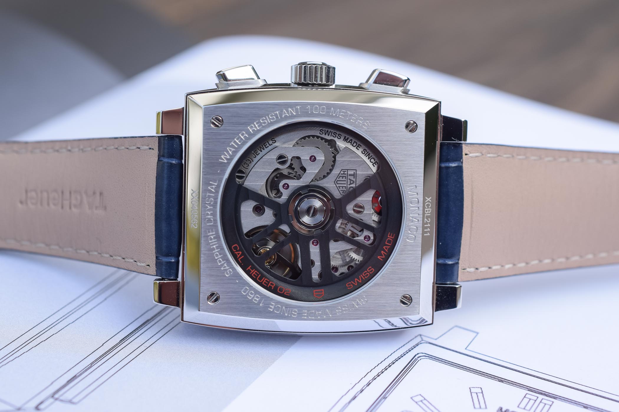 TAG Heuer Monaco Heuer 02 In-house CBL2111.FC6453 - review - 6 TAG Heuer Monaco Heuer 02 CBL2111.FC6453