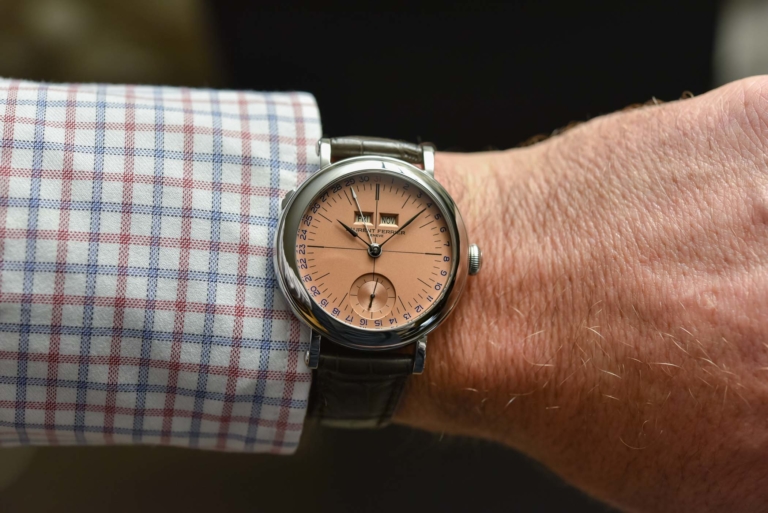 Laurent Ferrier Galet Annual Calendar School Piece Geneva Edition Salmon Dial