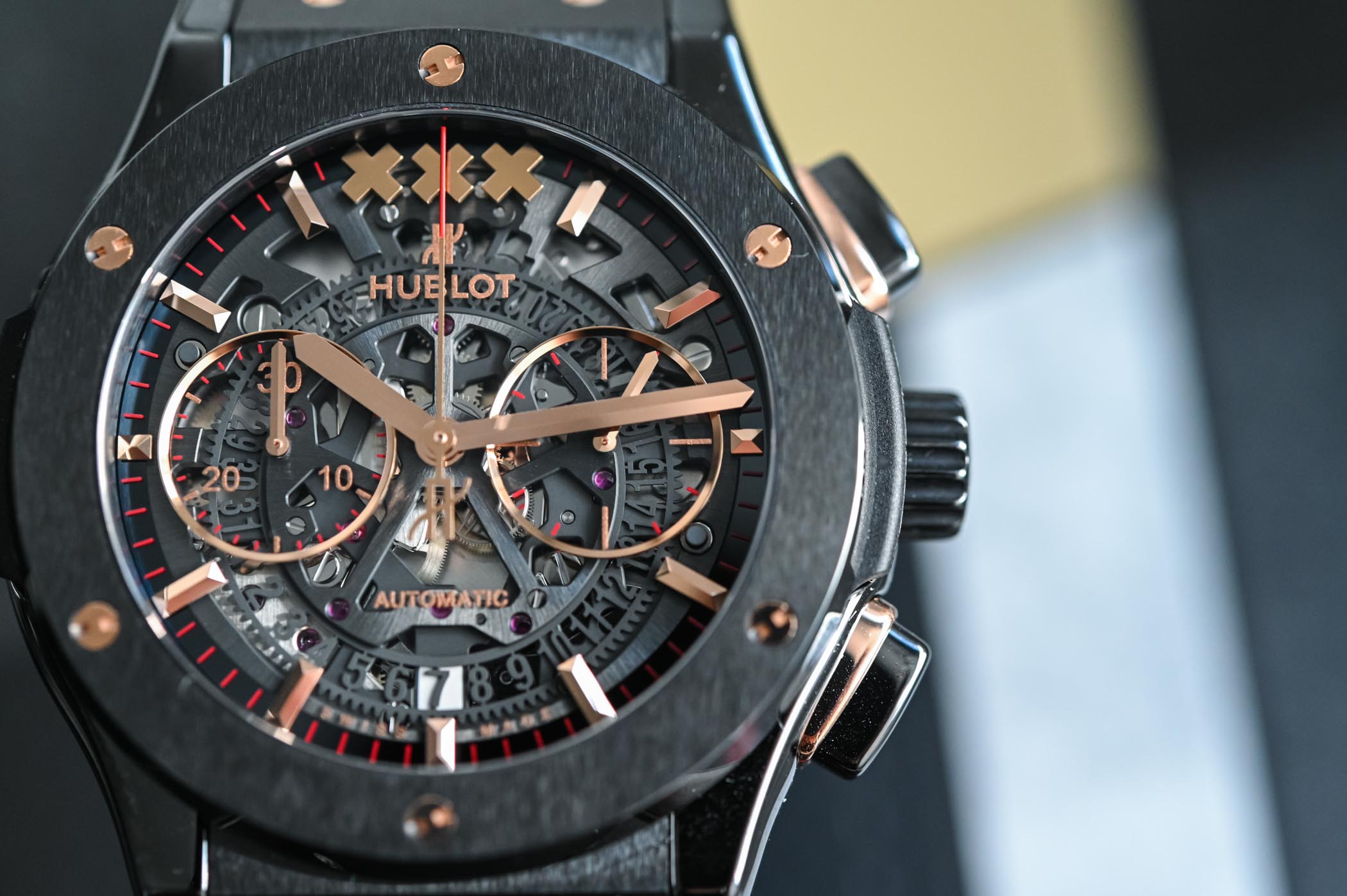 Hublot Classic Fusion Chronograph hands-on - Amsterdam edition - Green titanium - 3 Hublot Classic Fusion Chronograph