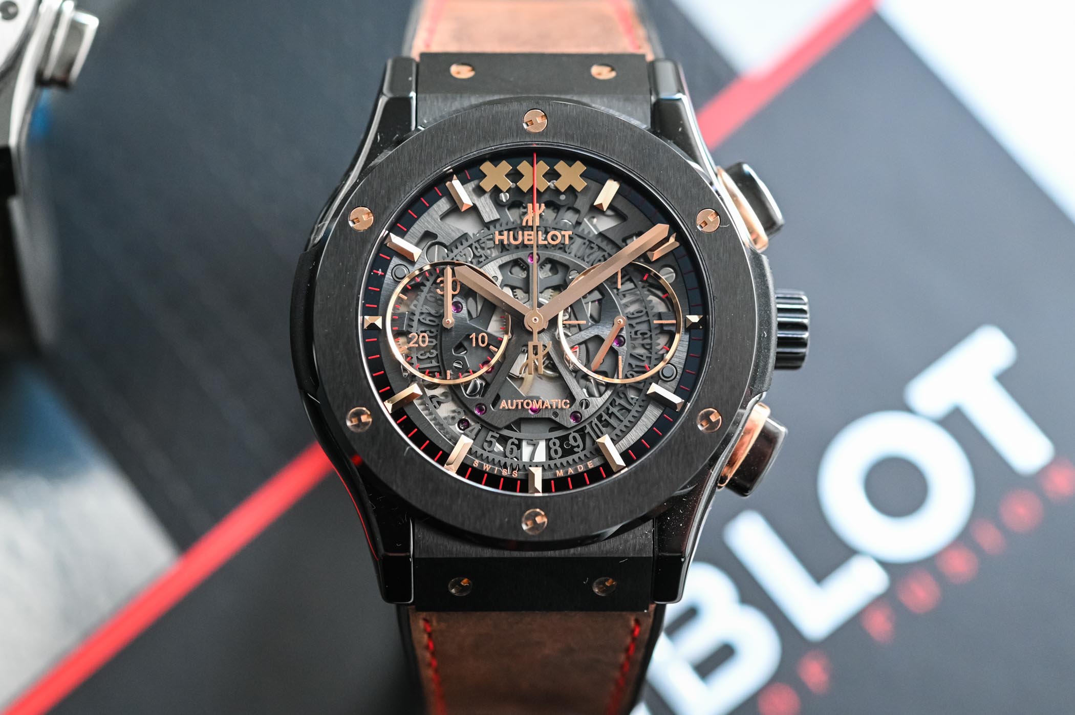 Hublot Classic Fusion Chronograph hands-on - Amsterdam edition - Green titanium - 9 Hublot Classic Fusion Chronograph