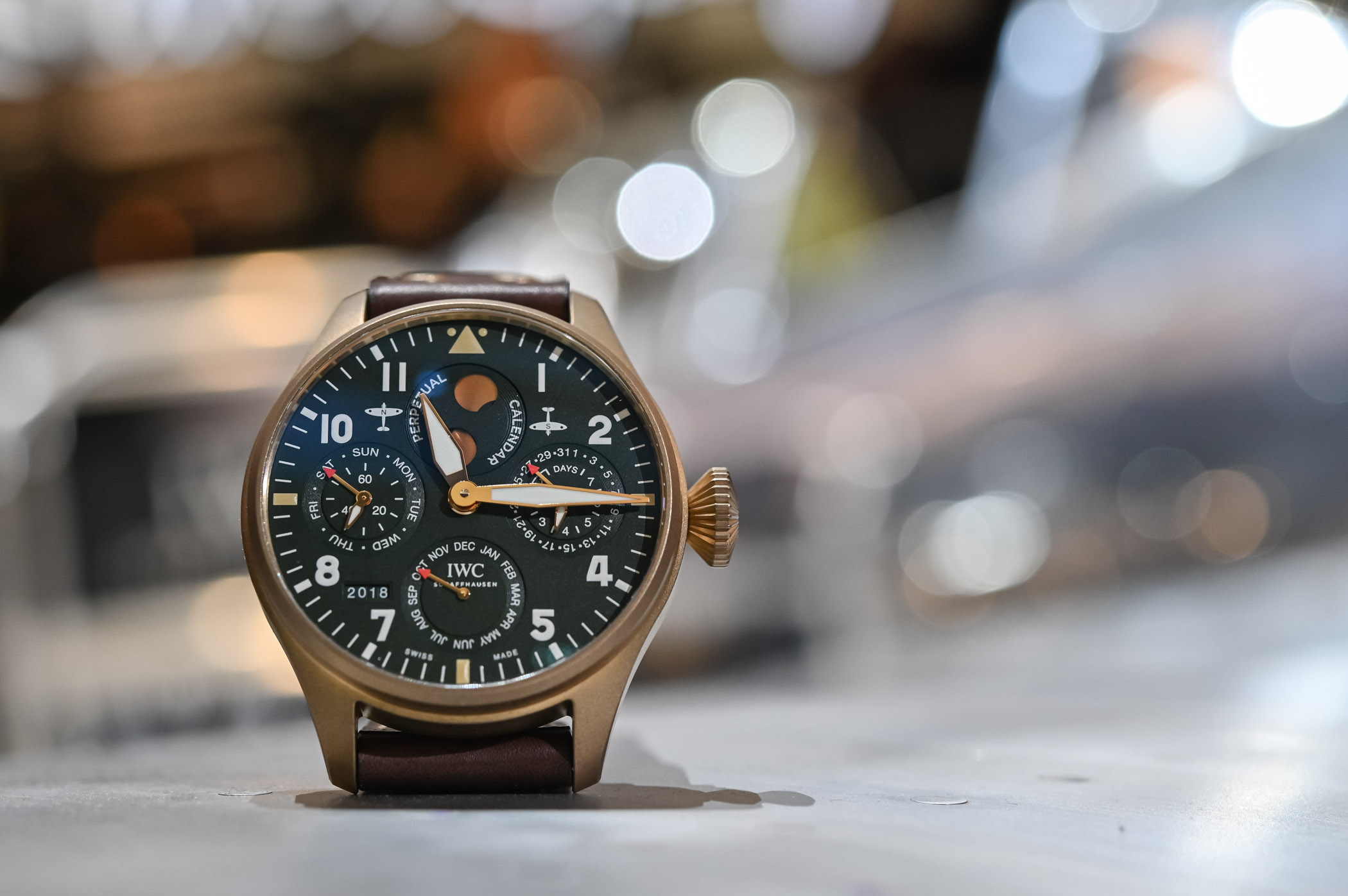 IWC Big Pilot’s Watch Perpetual Calendar Spitfire Bronze IW503601