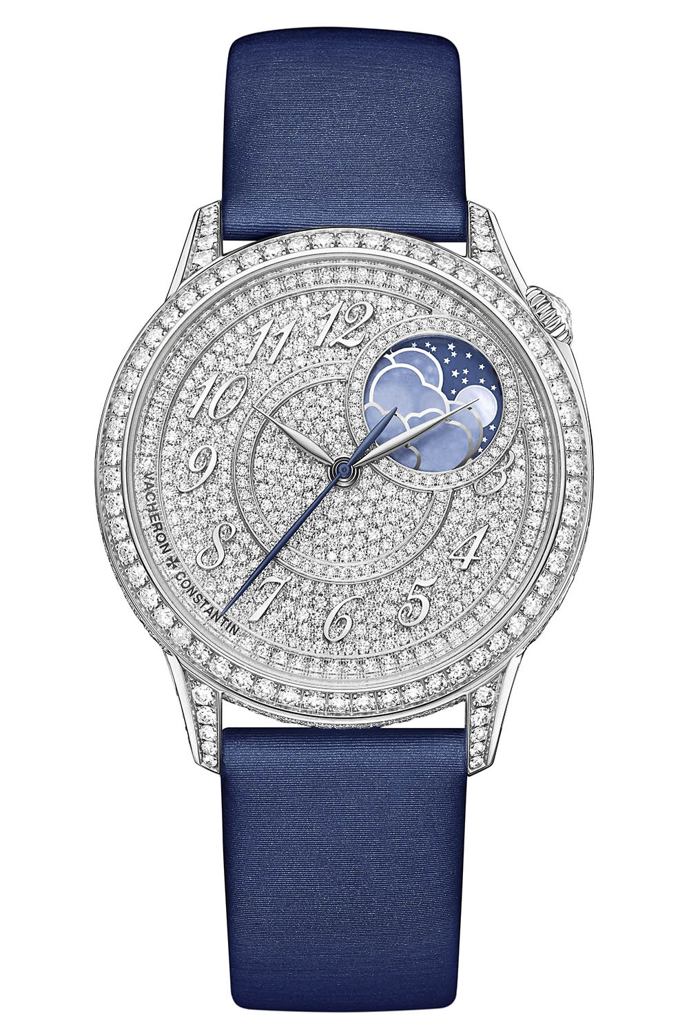 2020 Vacheron Constantin Egerie Moon-Phase Diamond Paved 37mm - 8006F - 4 2020 Vacheron Constantin Egerie Moon-Phase Diamond Paved 37mm - 8006F - 4