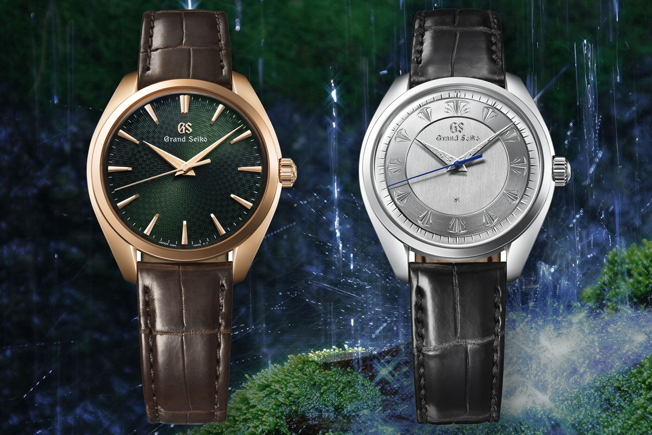 Grand Seiko 60th Anniversary Limited Edition Shizukuishi SBGW263 and SBGW264
