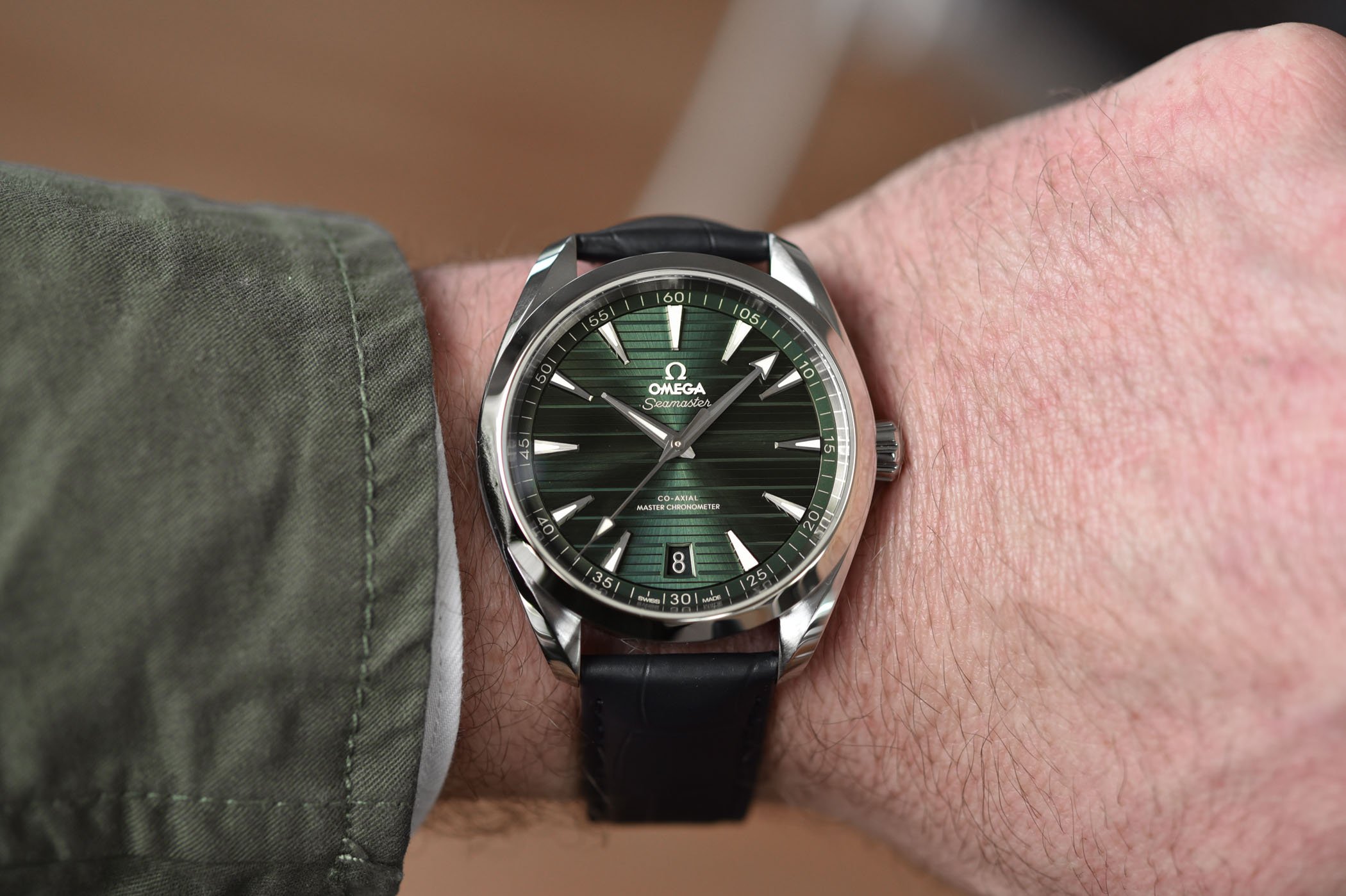 Omega Seamaster Aqua Terra 150m Master Chronometer 41mm Green Dial - 220.13.41.21.10.001