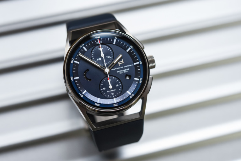 Porsche Design 1919 Chronotimer Flyback Blue and Leather