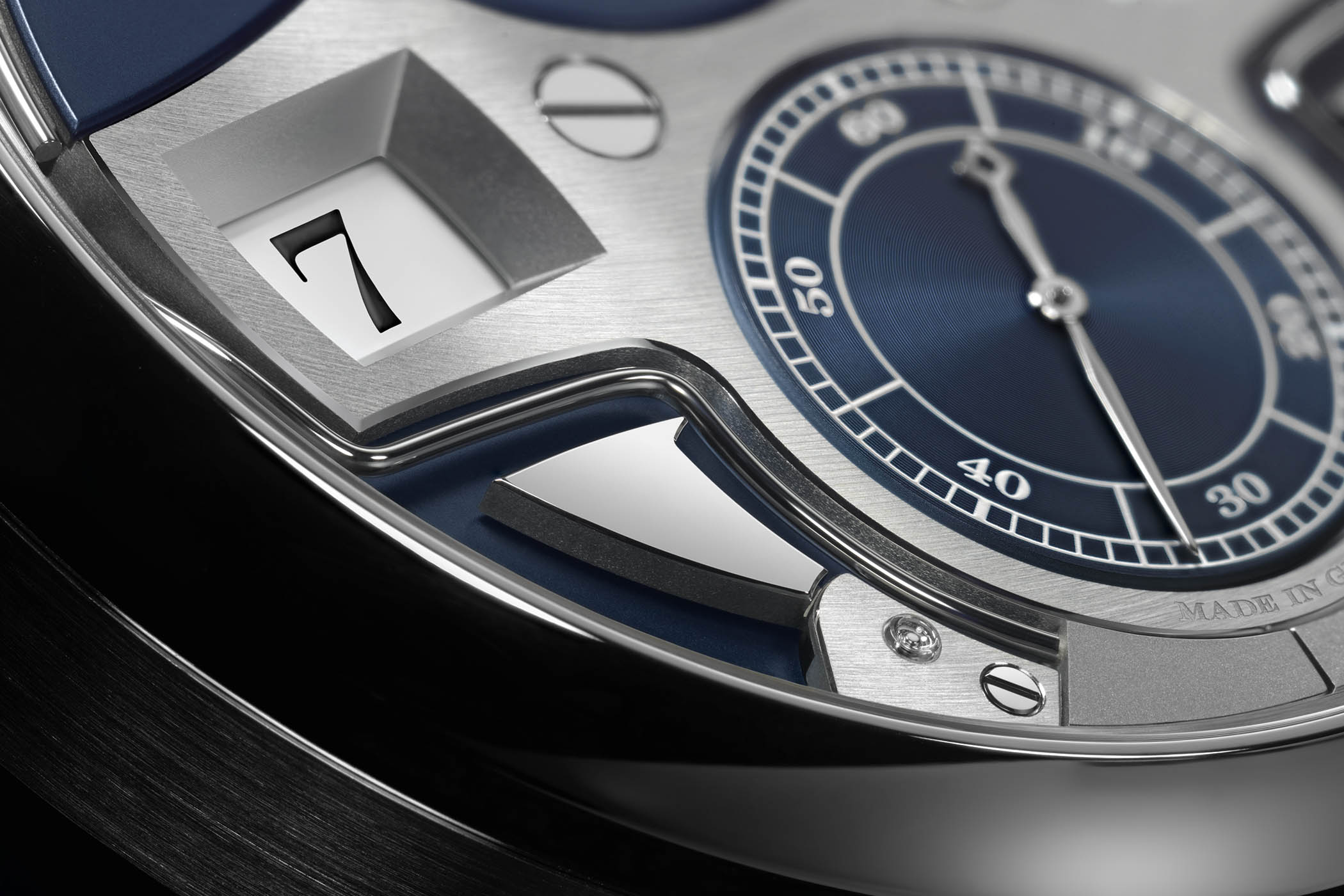 A Lange Sohne Zeitwerk Minute Repeater White Gold Blue Dial - 8 A. Lange & Söhne Zeitwerk Minute Repeater White Gold Blue Dial