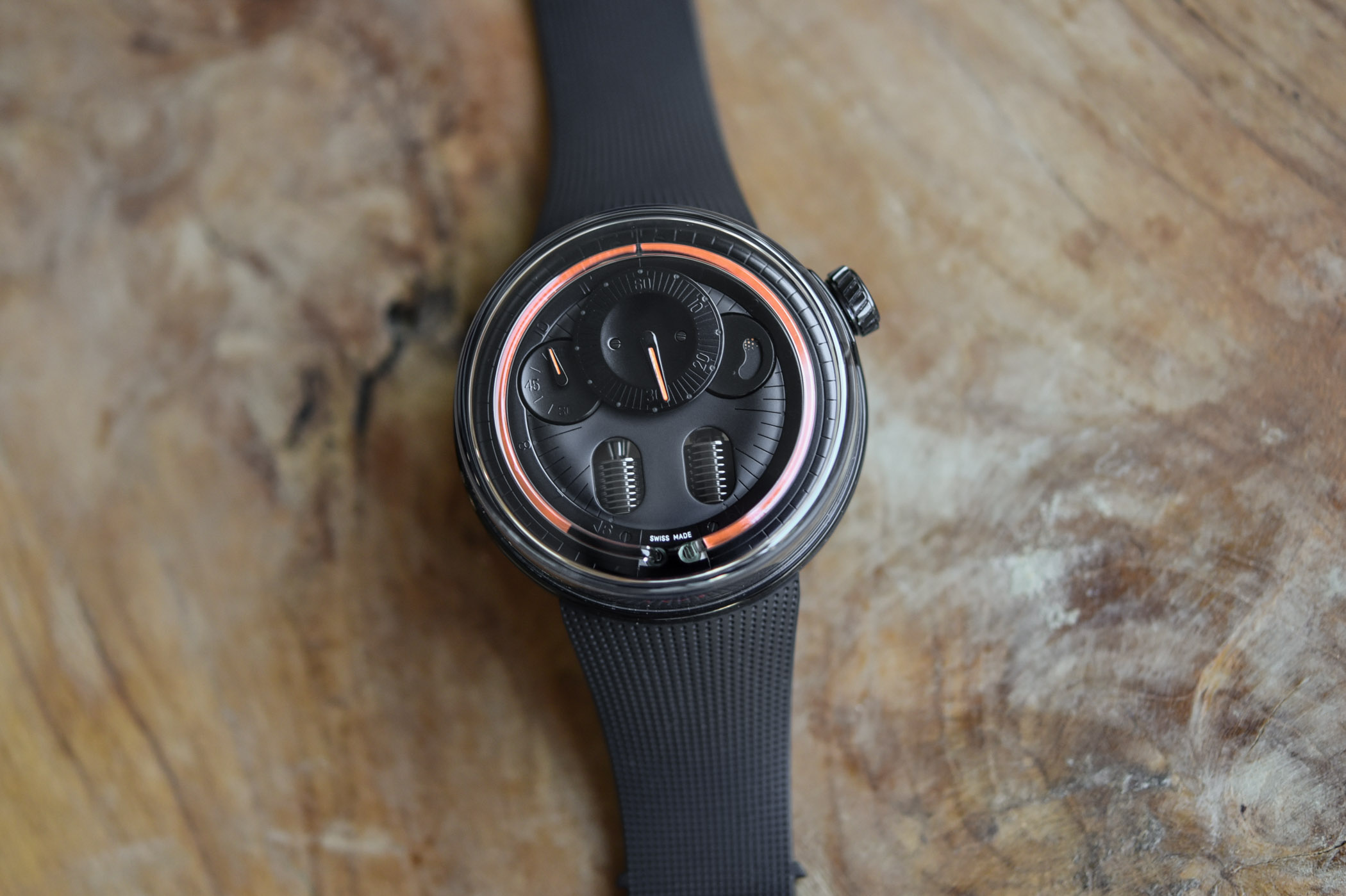 HYT H0 Black Fluid and Orange