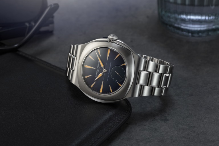 Laurent Ferrier Grand Sport Tourbillon Steel Bracelet Blue dial 2020