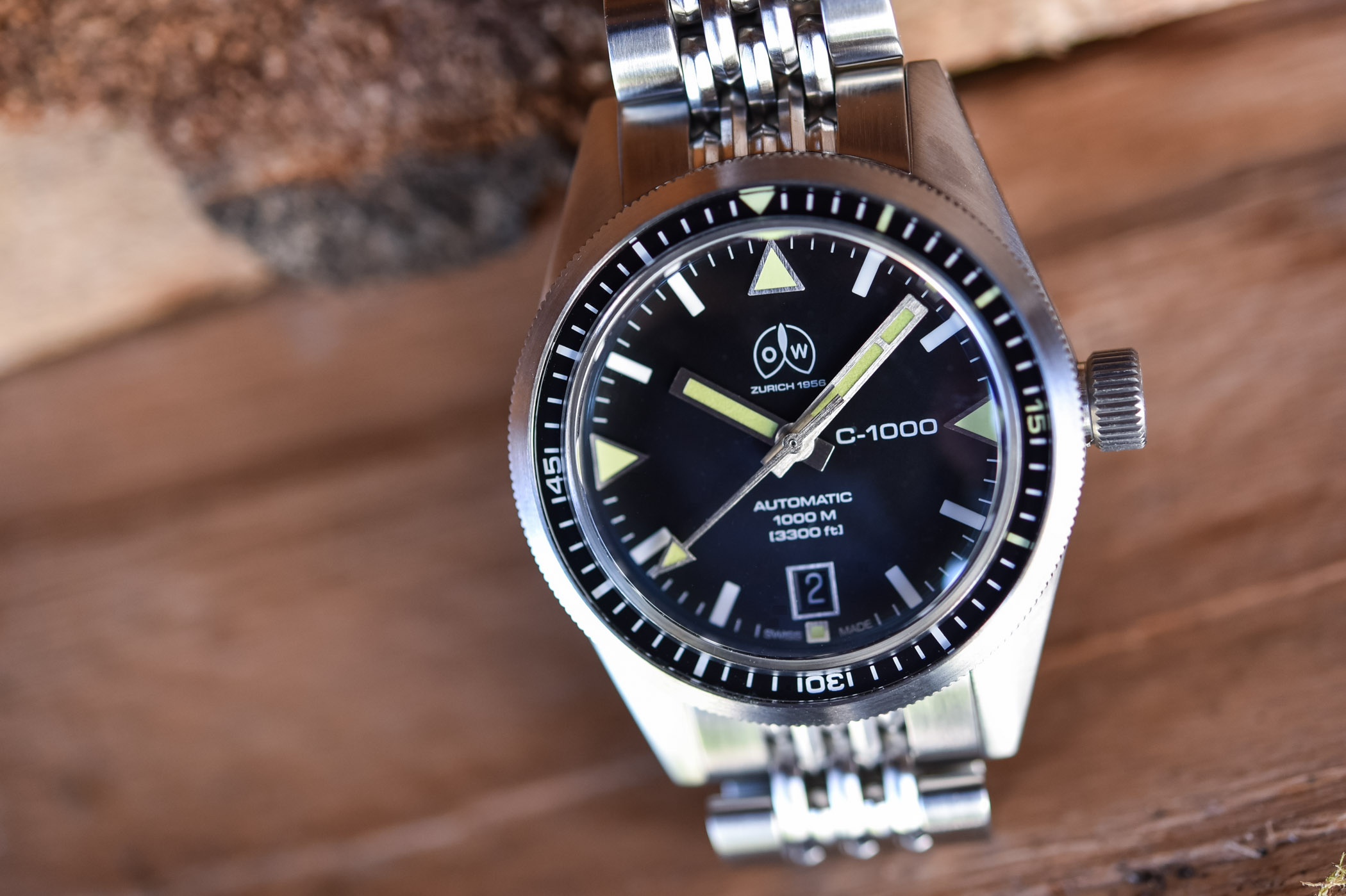 OW C-1000 - tribute Ollech and Wajs Caribbean 1000 Dive Watch11 Ollech & Wajs OW C-1000