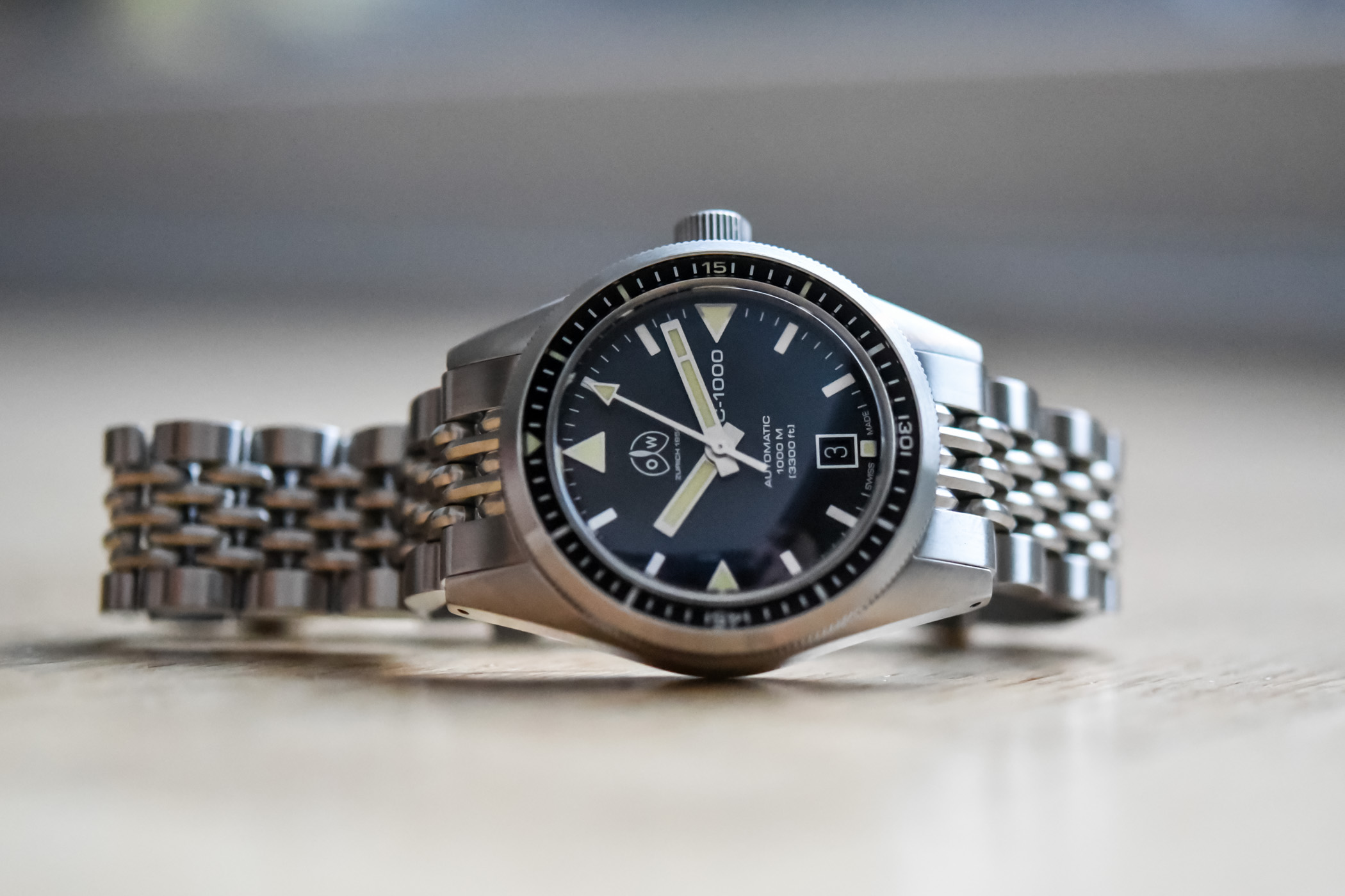 OW C-1000 - tribute Ollech and Wajs Caribbean 1000 Dive Watch2 Ollech & Wajs OW C-1000