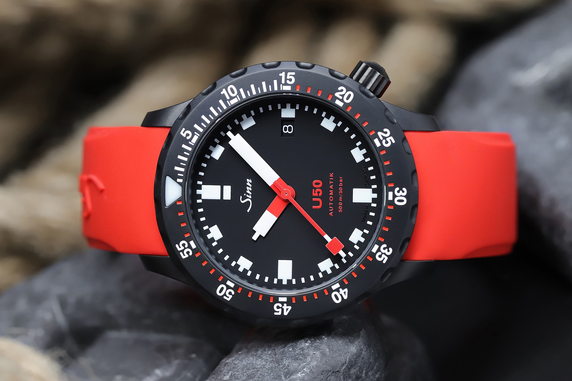 Sinn U50 German Submarine Steel Dive Watch - 3 Sinn U50 S German Submarine Steel Dive Watch