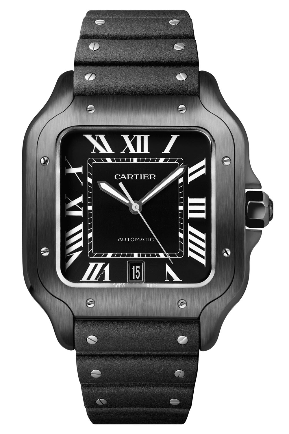 2020 Santos de Cartier ADLC Black - 2 2020 Santos de Cartier ADLC Black