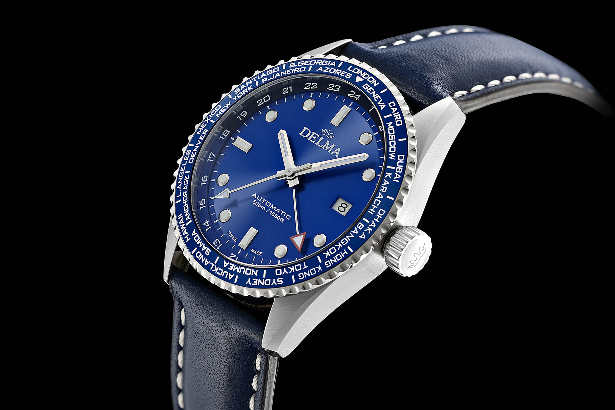Delma Cayman Worldtimer Automatic
