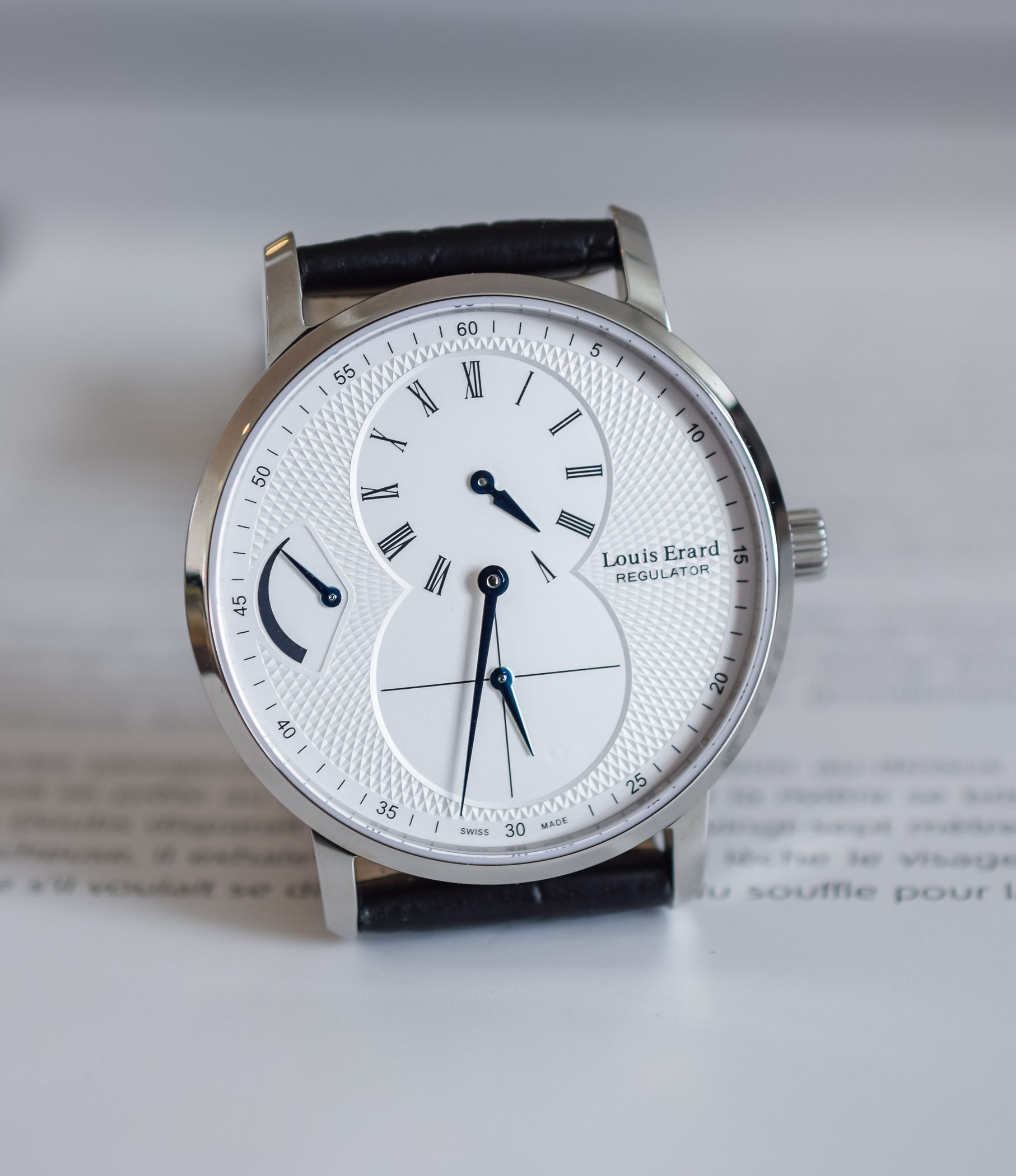 Louis Erard Excellence Regulator - Classic Guilloche Silver hand-wound - 6 Louis Erard Excellence Regulator
