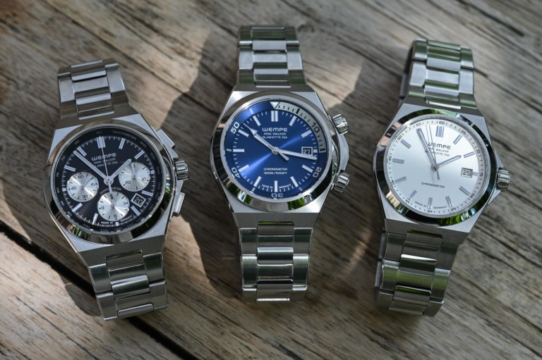Wempe Iron Walker - Steel Sports Watch Integrated Bracelet