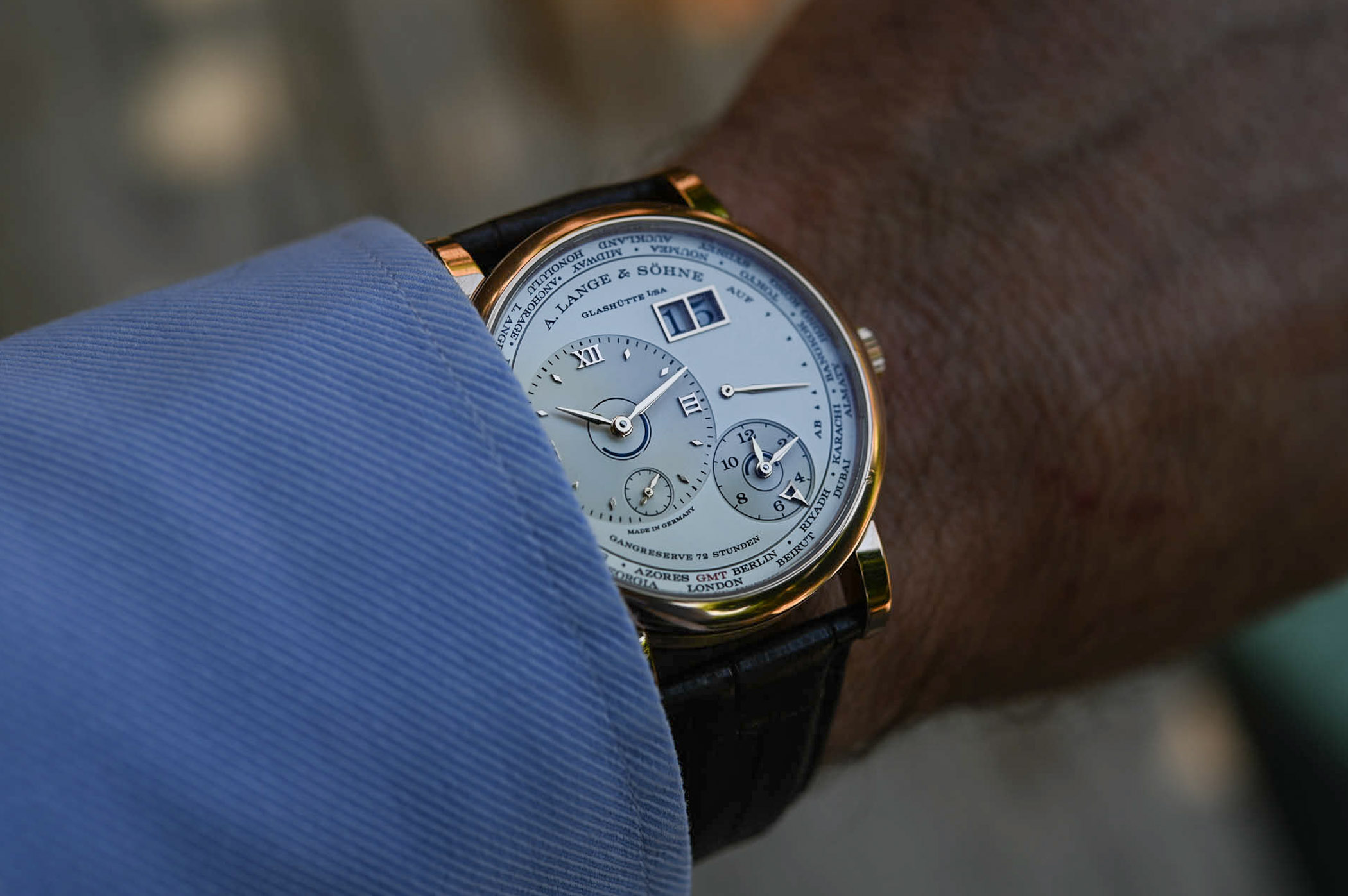 A. Lange & Sohne Lange 1 Time Zone