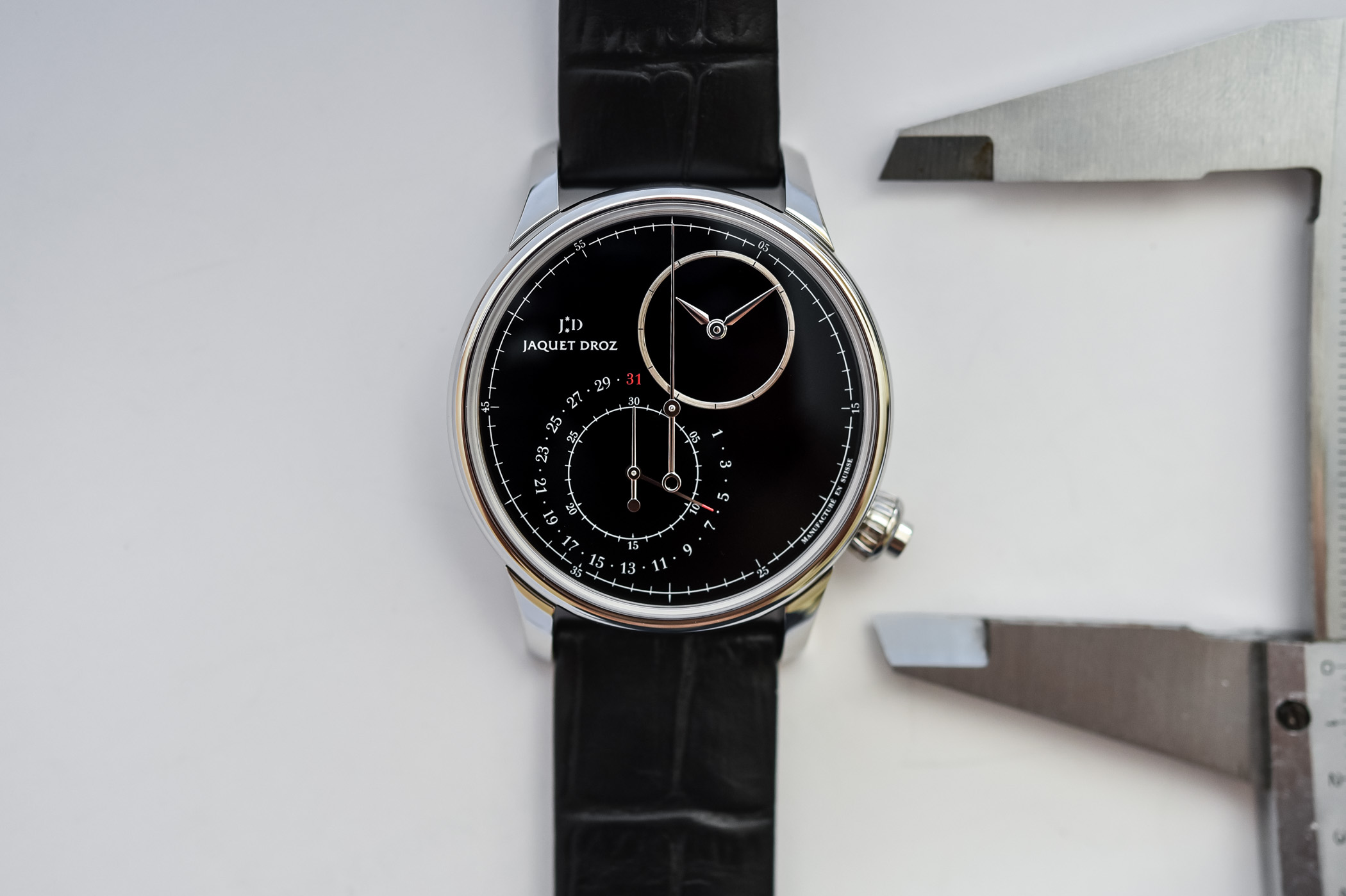 Jaquet Droz Grande Seconde Off-Centered Chronograph Black Onyx