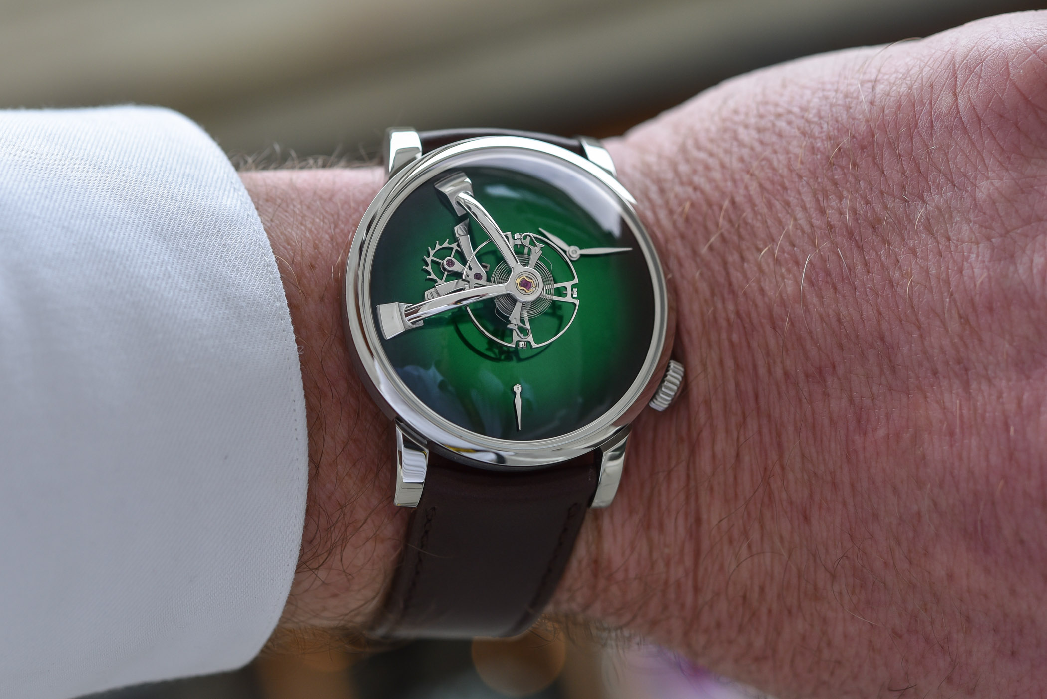 MB&F x H. Moser Cie LM101 Fume Dial