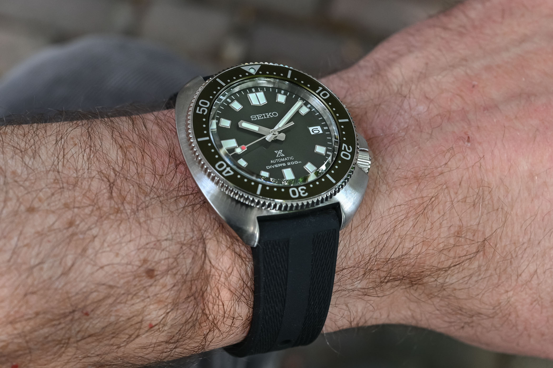 Seiko Prospex Diver Captain Willard Turtle Reissue SPB153 Green