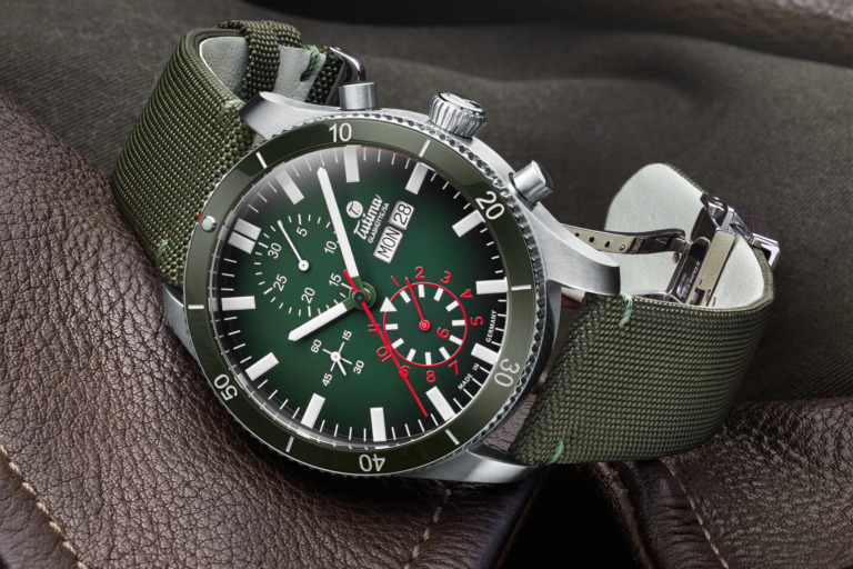 Tutima Grand Flieger Airport Chronograph Ceramic Bezel
