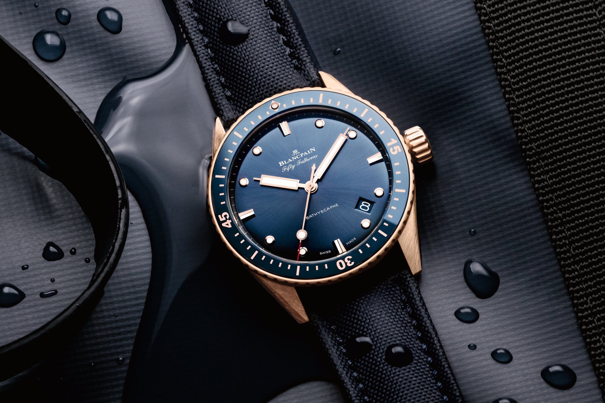 2020 Blancpain Fifty Fathoms Bathyscaphe Sedna Gold
