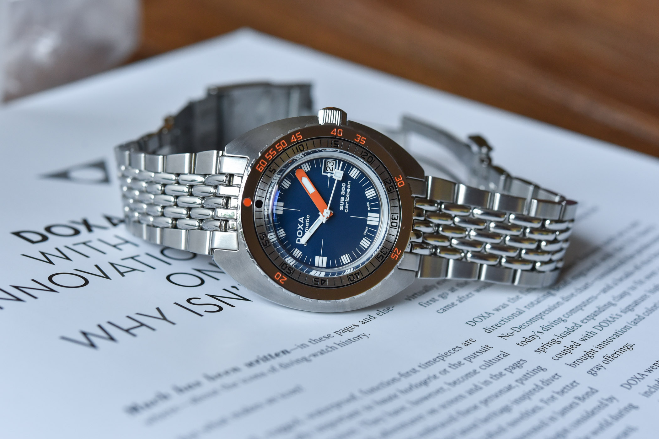 2020 Doxa SUB 300 COSC Steel Collection - 2 2020 Doxa SUB 300 COSC Caribbean
