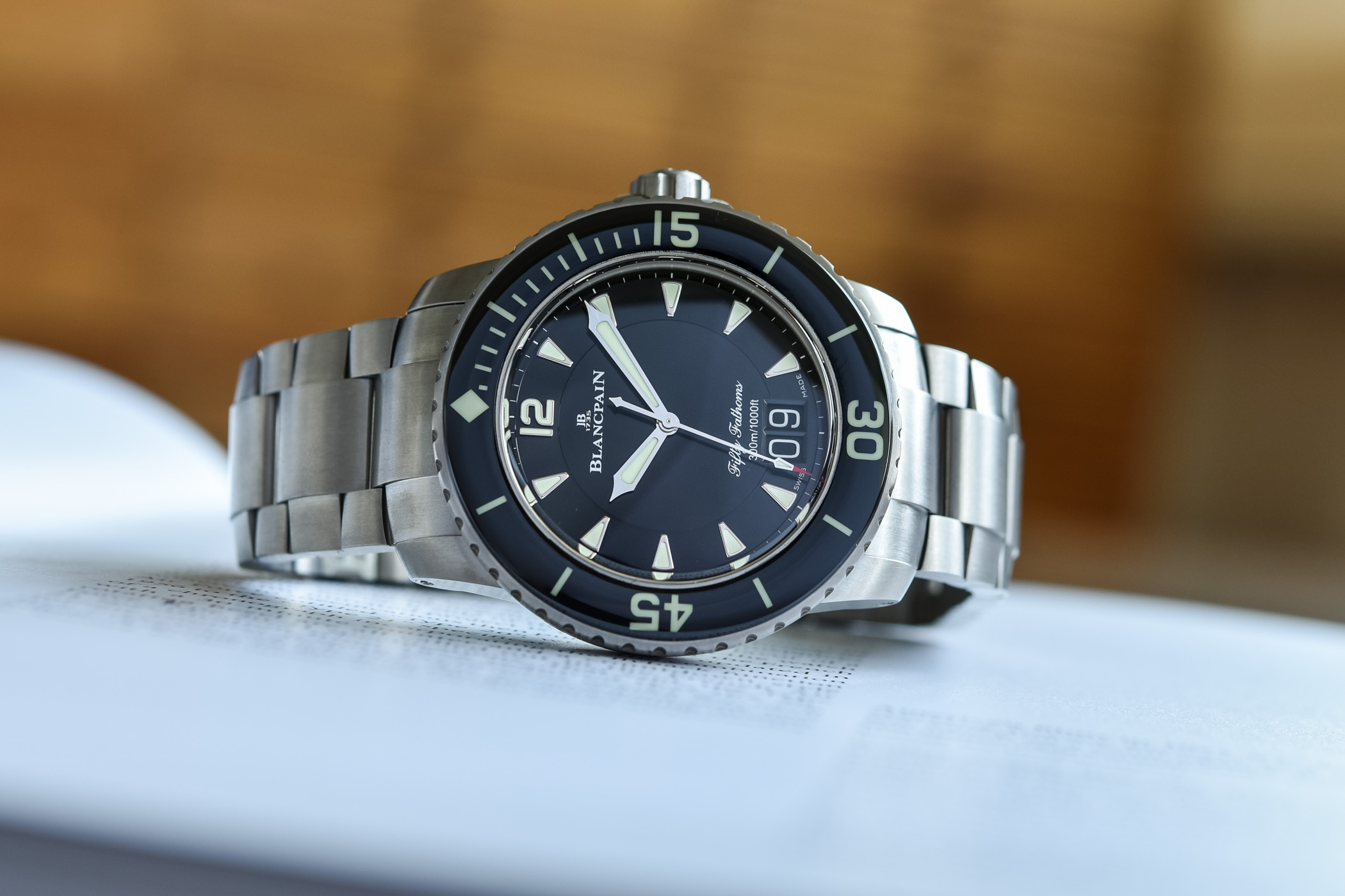 Blancpain Fifty Fathoms Grande Date Titanium Bracelet - 5050-12B30-98