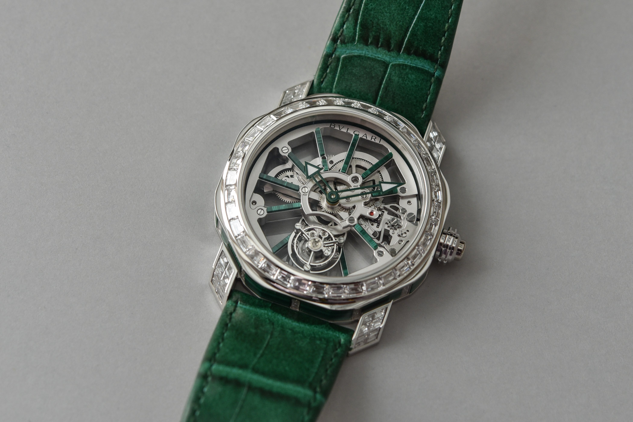 Bvlgari Octo Roma Tourbillon Sapphire Malachite