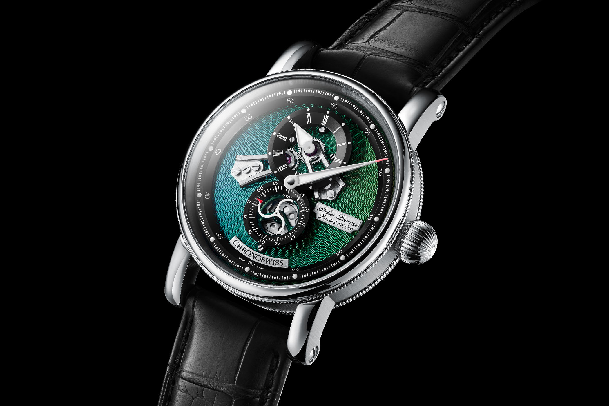 Chronoswiss Flying Regulator Open Gear Ocean