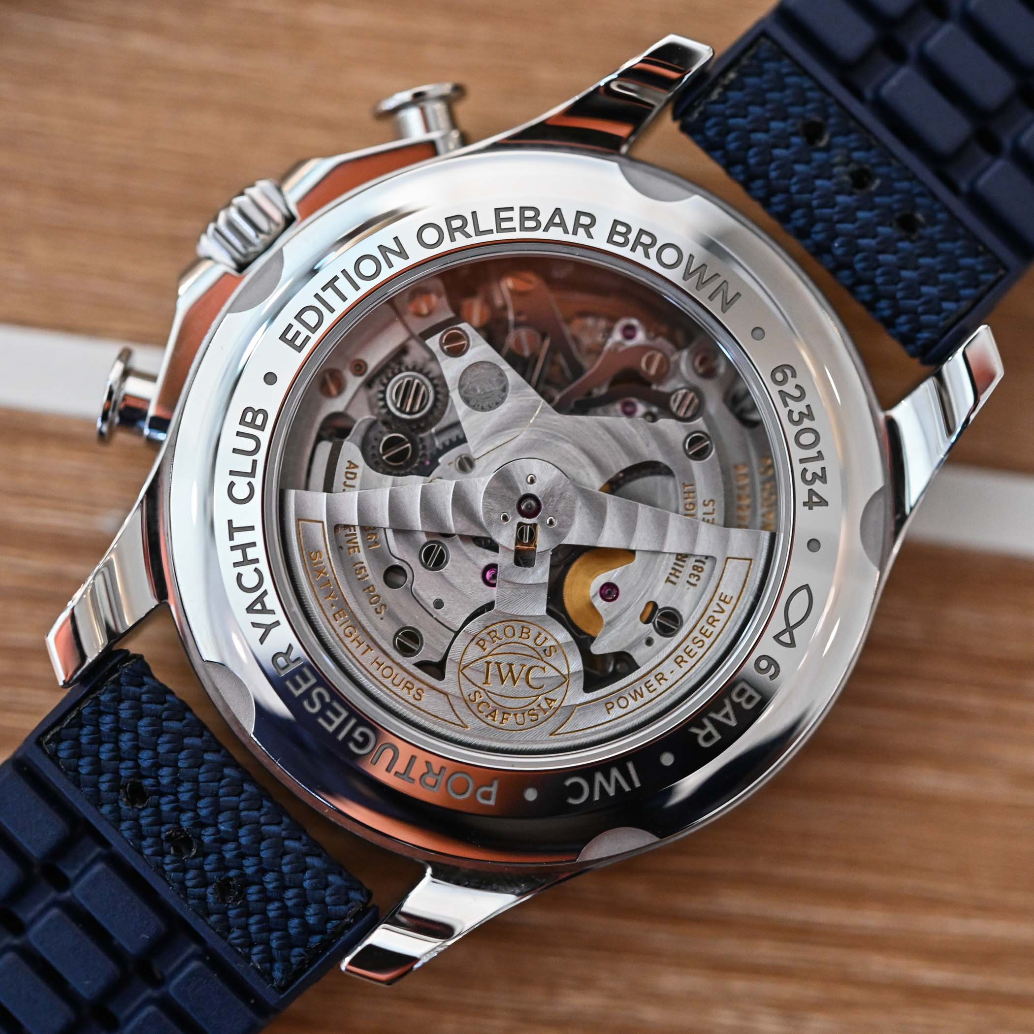 IWC Portugieser Yacht Club Chronograph Edition Orlebar Brown IW390704 - review - 3 IWC Portugieser Yacht Club Chronograph Edition Orlebar Brown IW390704