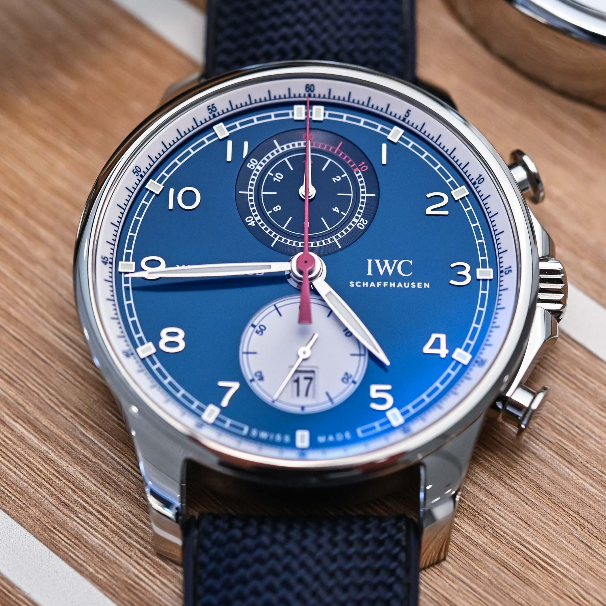 IWC Portugieser Yacht Club Chronograph Edition Orlebar Brown IW390704 - review - 8 IWC Portugieser Yacht Club Chronograph Edition Orlebar Brown IW390704
