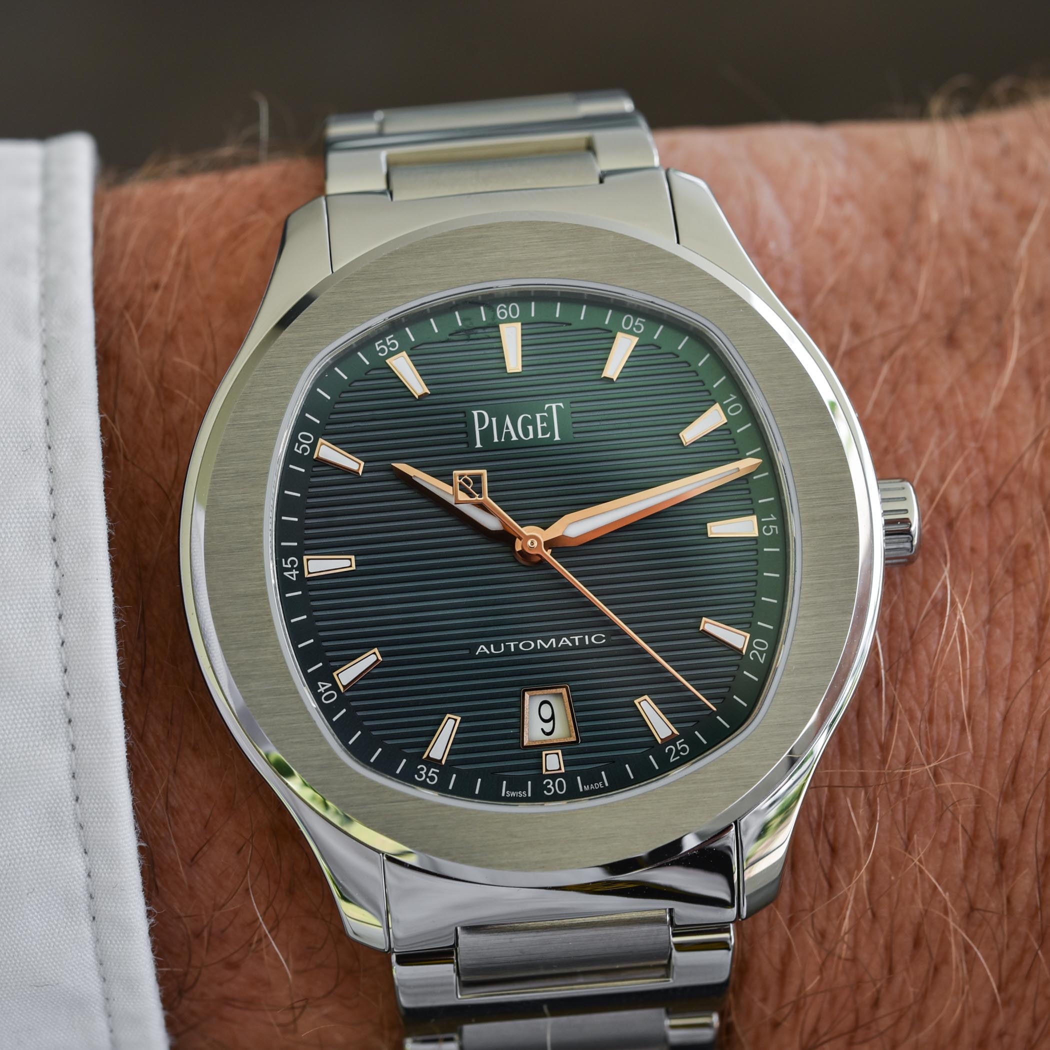 Piaget Polo S Automatic Green-and-Gold - review - 5 Piaget Polo S Automatic Green-and-Gold Limited Edition
