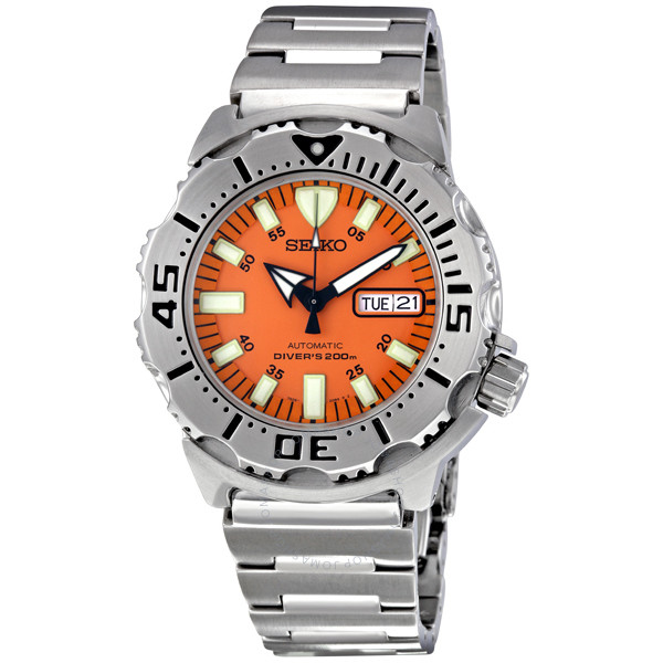 seiko-diver-steel-orange-mens-watch-skx781 seiko-diver-steel-orange-mens-watch-skx781