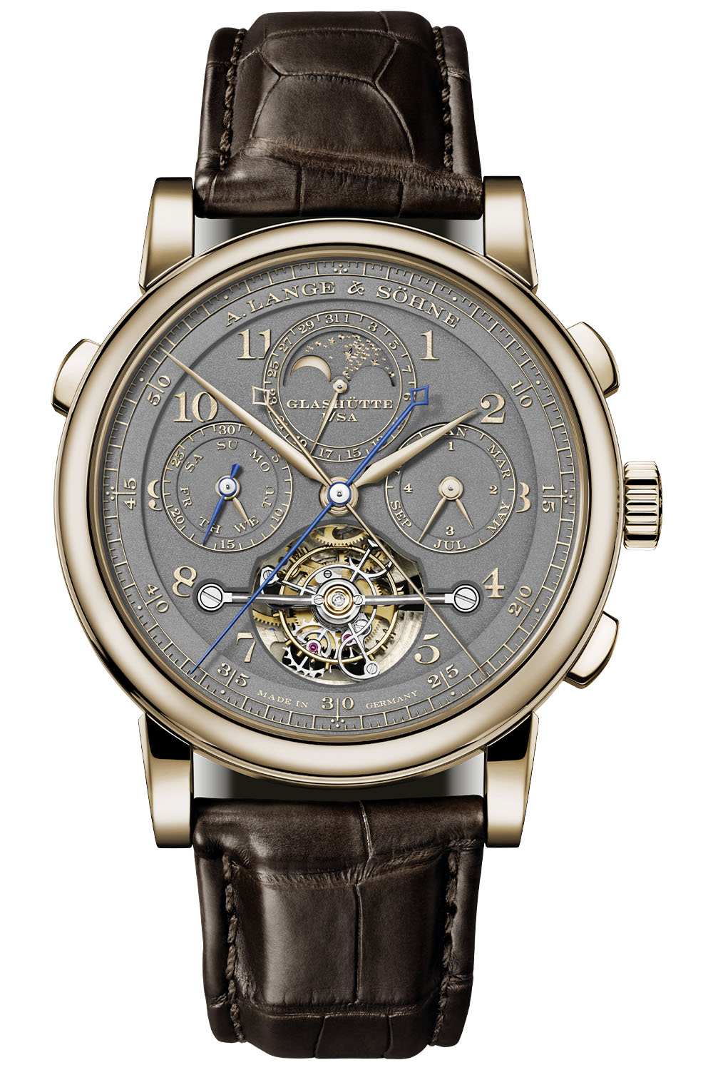 A. Lange & Sohne Tourbograph Perpetual Honeygold Homage to F. A. Lange - 9 A. Lange & Sohne Tourbograph Perpetual Honeygold Homage to F. A. Lange - 9