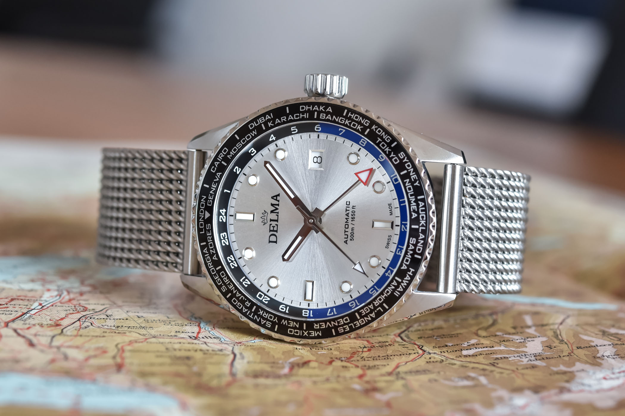 Delma Cayman Worldtimer Automatic