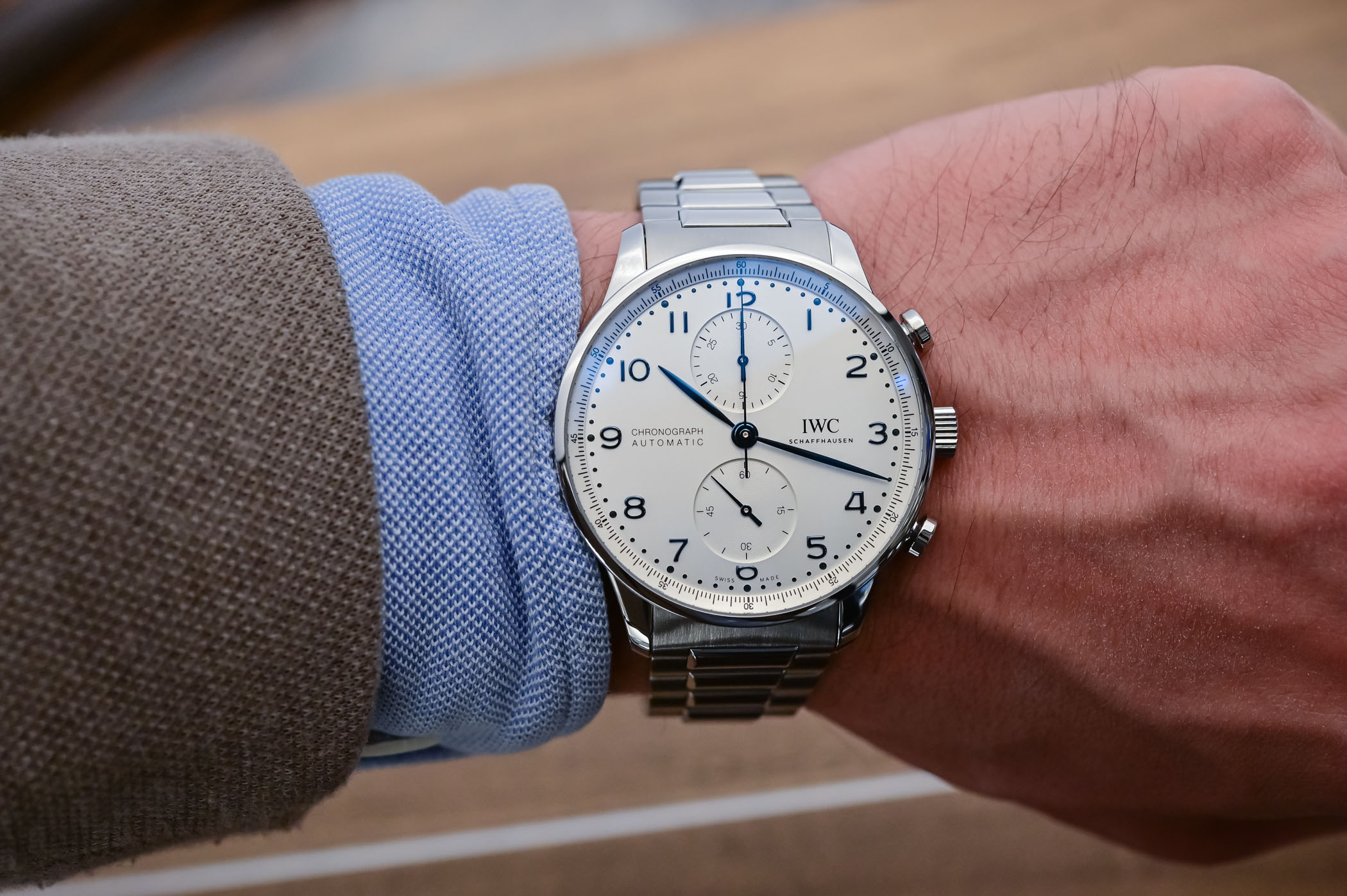 IWC Portugieser Chronograph 3716 Steel Bracelet IW371617 - 2 IWC Portugieser Chronograph 3716 Steel Bracelet IW371617 - 2