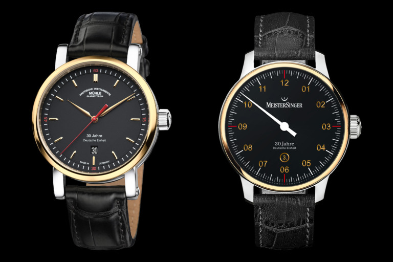 MeisterSinger and Muhle-Glashutte 30 Jahre Deutsche Einheit - German Reunification 30th anniversary