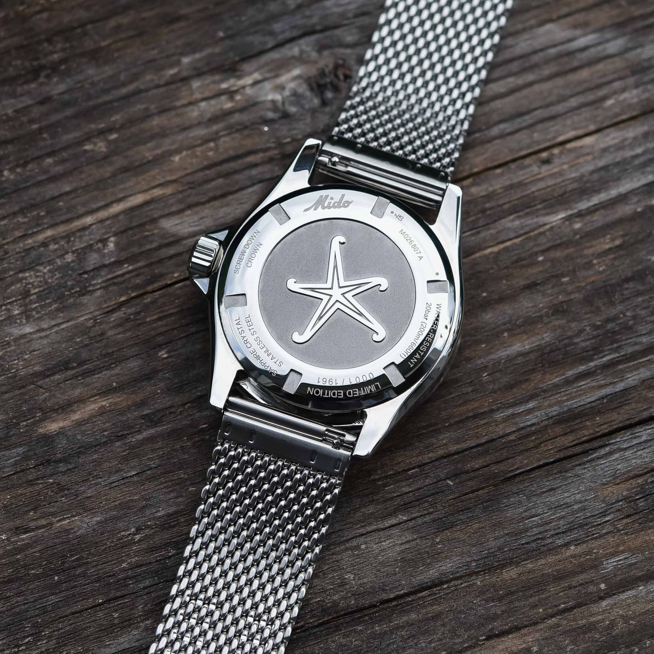 Mido Ocean Star Decompression Timer 1961 Limited Edition - review - 2 Mido Ocean Star Decompression Timer 1961 Limited Edition Rainbow Diver